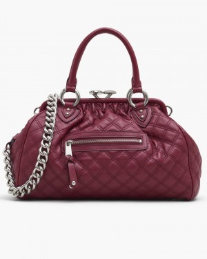 Marc Jacobs Re-Edition Quilted Leather Stam Bag Pink | 56LERSBQF