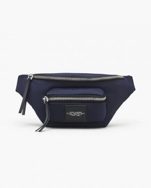 Marc Jacobs The Biker Nylon Belt Bag Blue | 68YZWAKSD