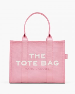 Marc Jacobs The Canvas Large Tote Bag Pink | 26ULKXGAY