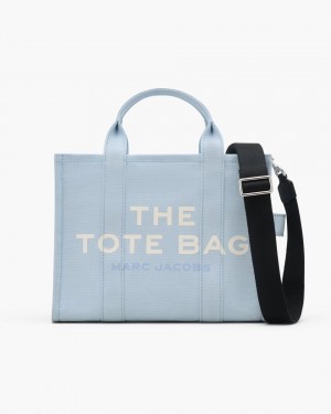 Marc Jacobs The Canvas Medium Tote Bag Blue | 23DVKBGEP