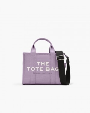 Marc Jacobs The Canvas Small Tote Bag Purple | 35NQRDOBS