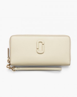 Marc Jacobs The Covered J Marc Continental Wallet White | 06RIFJTHE