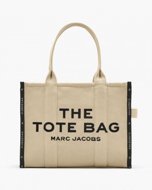 Marc Jacobs The Jacquard Large Tote Bag Brown | 09OXUKRIV