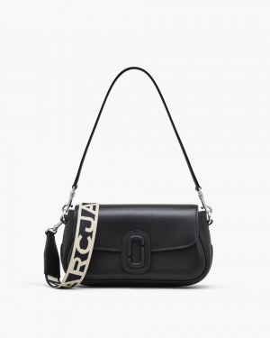 Marc Jacobs The Large Clover Shoulder Bag Black | 72EOWBTVY