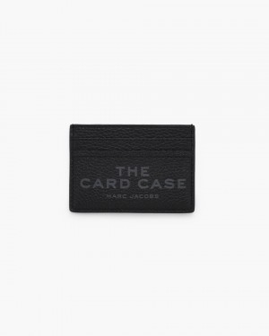 Marc Jacobs The Leather Card Case Black | 18UOTIPMB