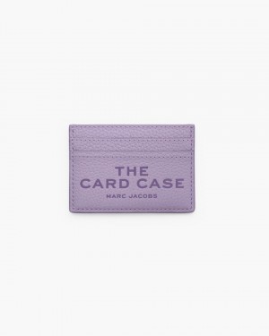 Marc Jacobs The Leather Card Case Purple | 89KVQPUJH