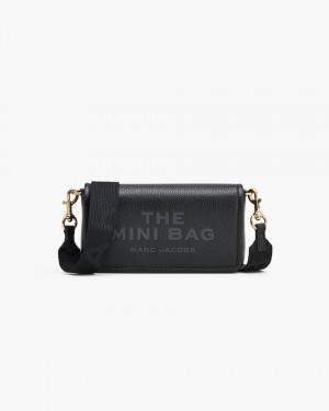 Marc Jacobs The Leather Mini Bag Black | 75SJHUVDR