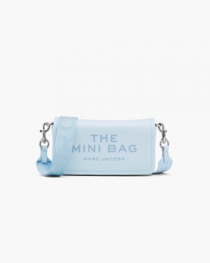 Marc Jacobs The Leather Mini Bag Blue | 37CINUVYK