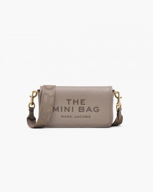 Marc Jacobs The Leather Mini Bag Cement | 17UCGMDLN