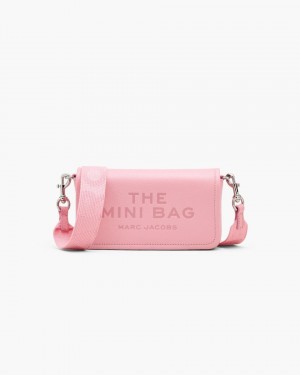 Marc Jacobs The Leather Mini Bag Pink | 82BKAEFNR