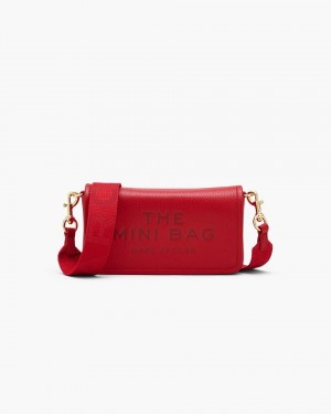 Marc Jacobs The Leather Mini Bag Red | 76EAIMDHN