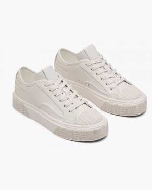 Marc Jacobs The Leather Sneaker White | 49BVRGLFT