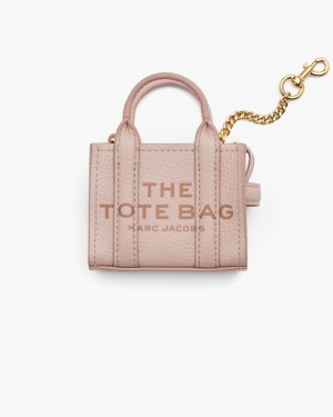 Marc Jacobs The Nano Tote Bag Charm Rose | 29AZBQXHC