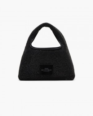 Marc Jacobs The Rhinestone Mini Sack Bag Black | 59KSLZAYT