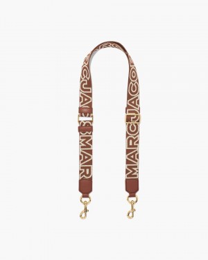 Marc Jacobs The Thin Outline Logo Webbing Strap Multicolor | 29KLUWBHJ