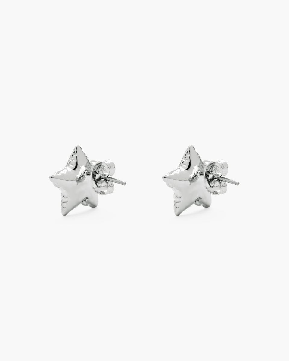 Marc Jacobs Balloon Star Earrings Light Silver | 13WDYBIQO