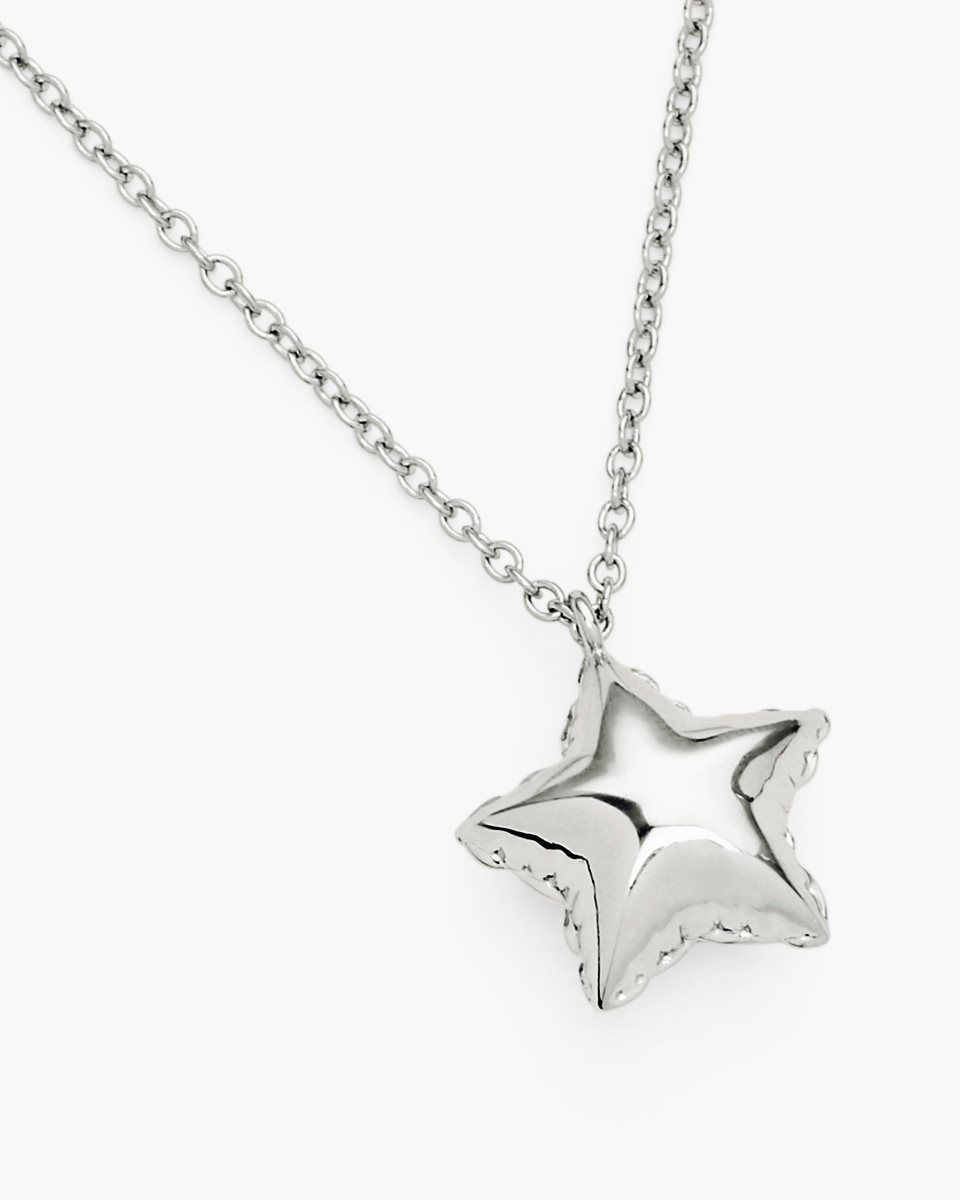 Marc Jacobs Balloon Star Necklace Light Silver | 18CLOWAHG