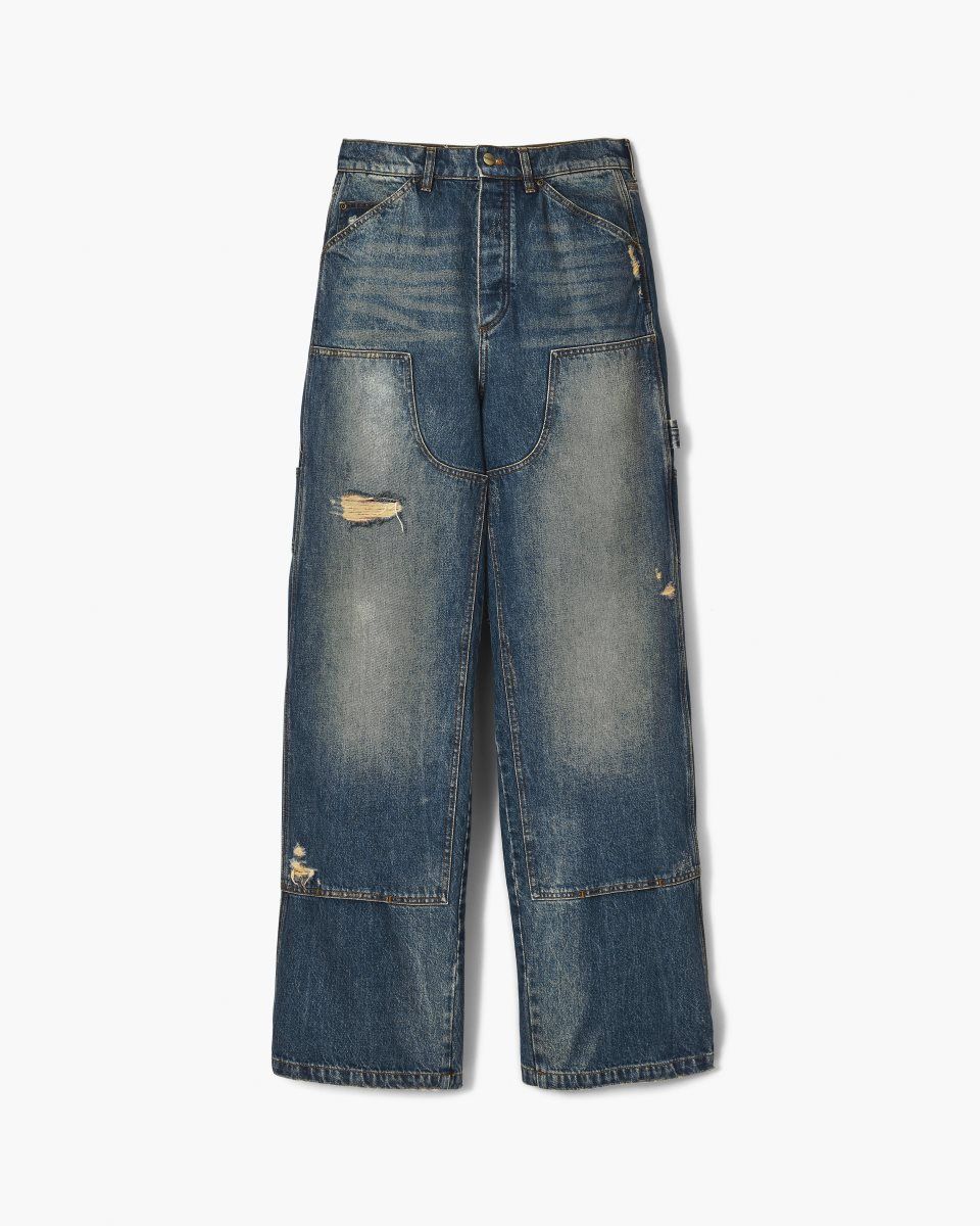 Marc Jacobs Grunge Oversized Carpenter Jean Indigo | 93JBFOZQE