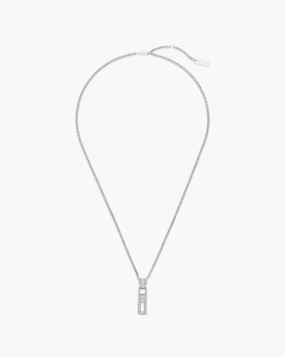 Marc Jacobs J Marc Zipper Necklace Silver | 38CKNAVRH