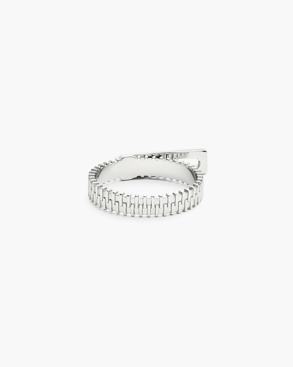 Marc Jacobs J Marc Zipper Ring Silver | 25YIVKZFW