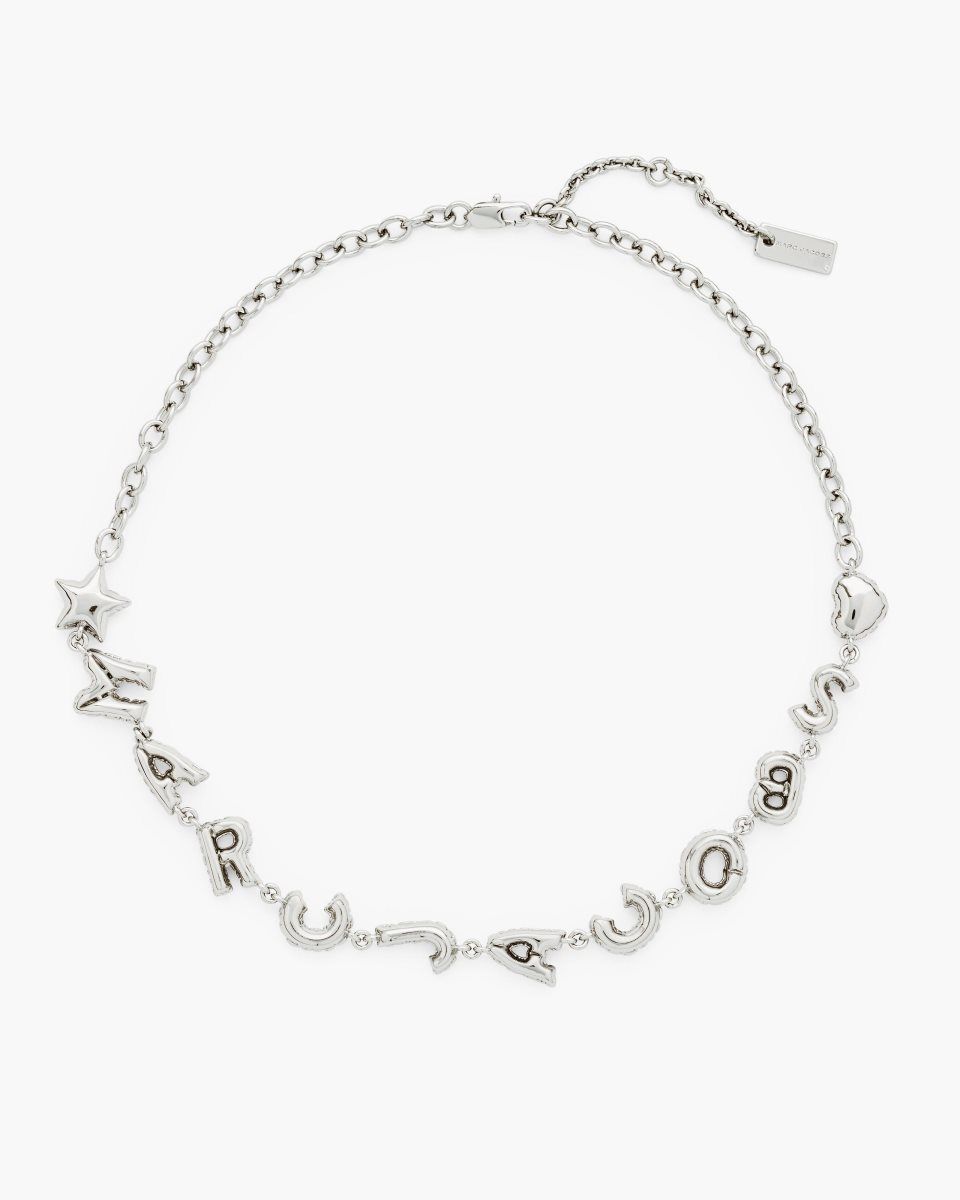 Marc Jacobs Marc Jacobs Balloon Necklace Light Silver | 39SETCJKI