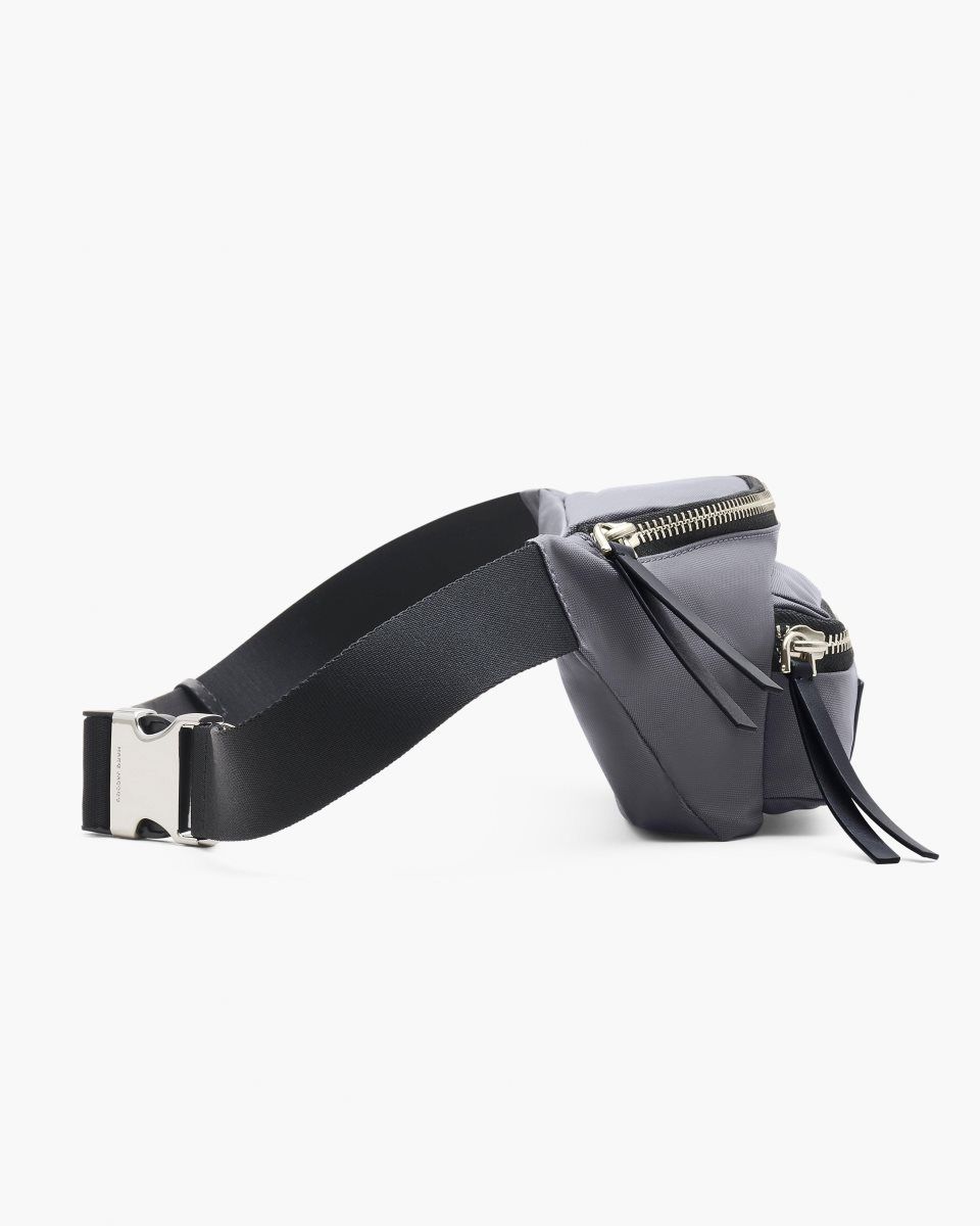 Marc Jacobs The Biker Nylon Belt Bag Dark Grey | 26QXHMNYT