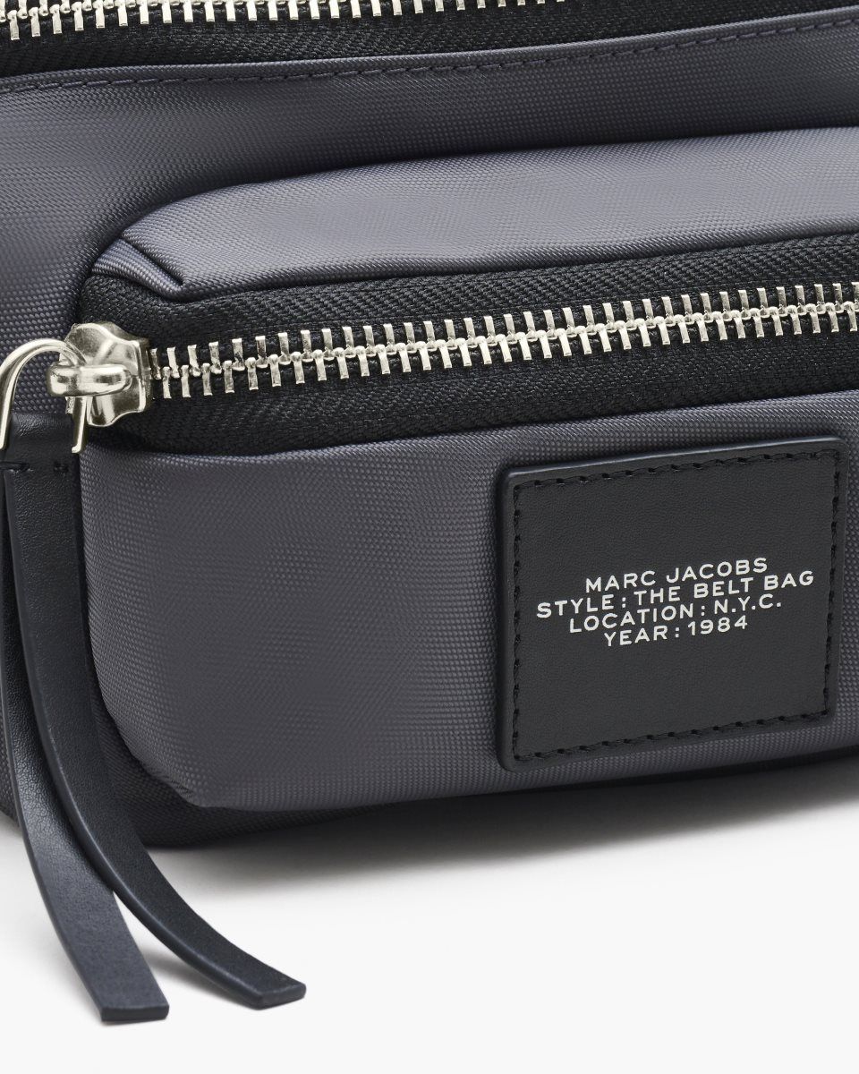 Marc Jacobs The Biker Nylon Belt Bag Dark Grey | 26QXHMNYT