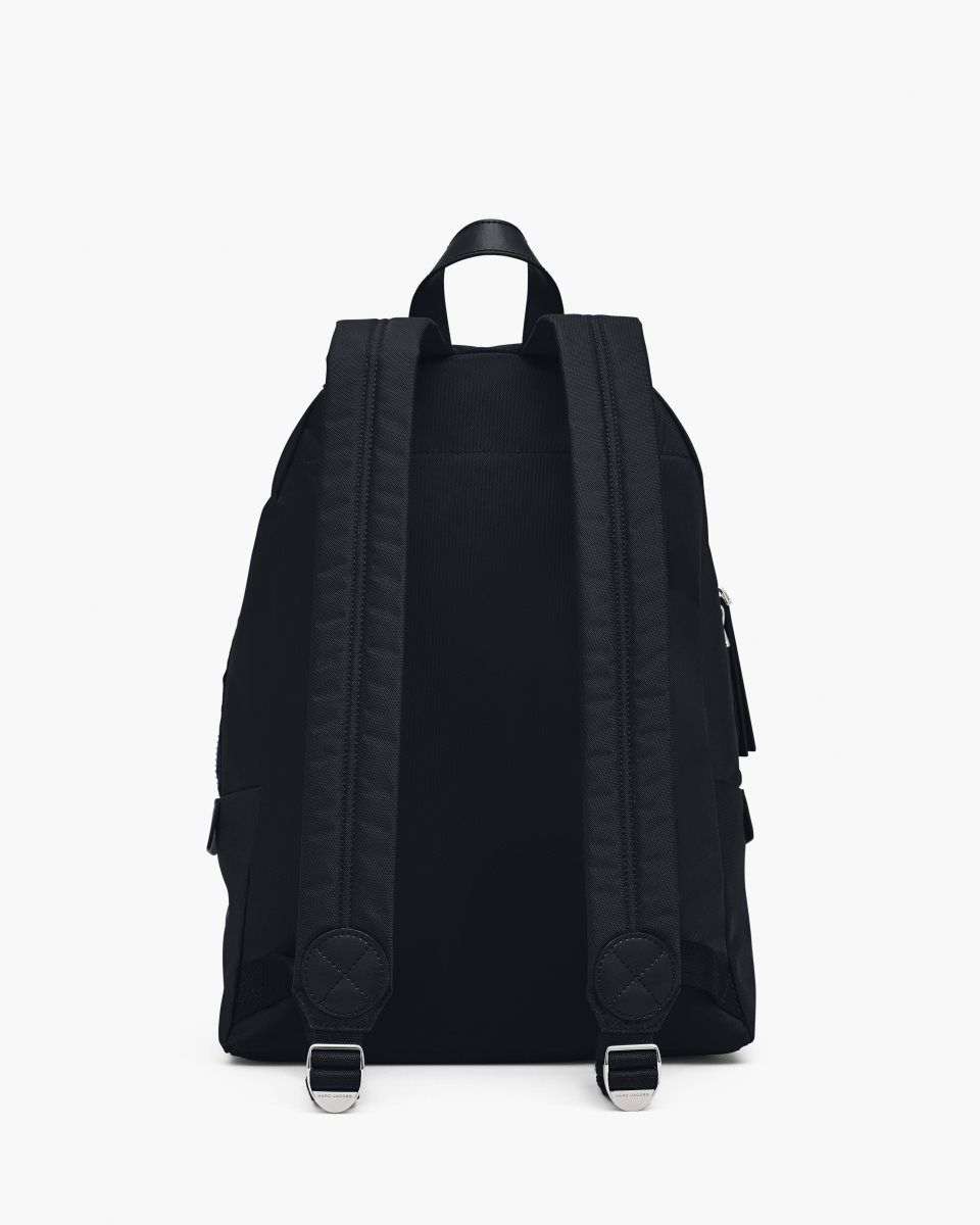 Marc Jacobs The Biker Nylon Large Backpack Black | 61SPNICVE