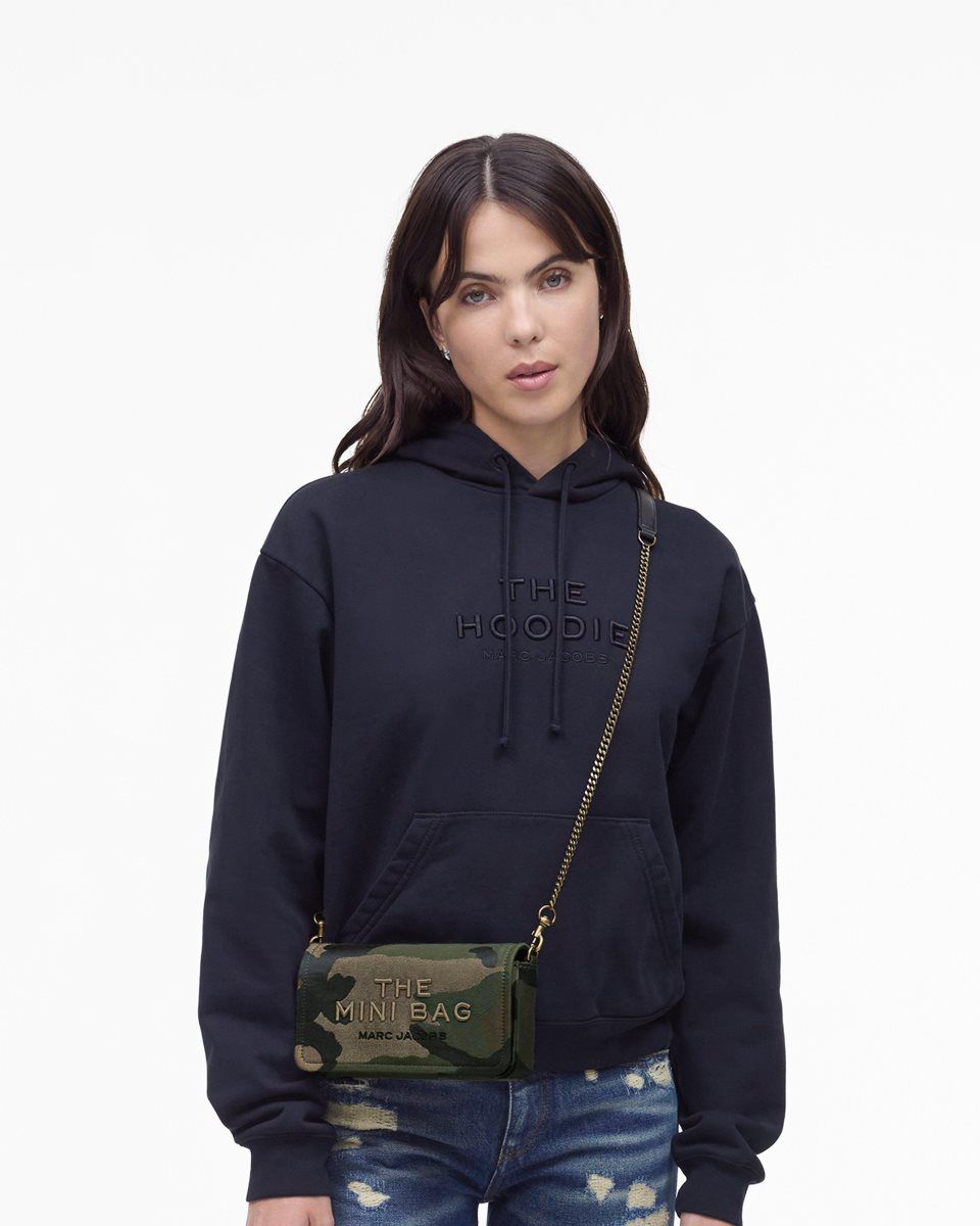 Marc Jacobs The Camo Jacquard Chain Mini Bag Camo Multicolor | 40SWZPUQO