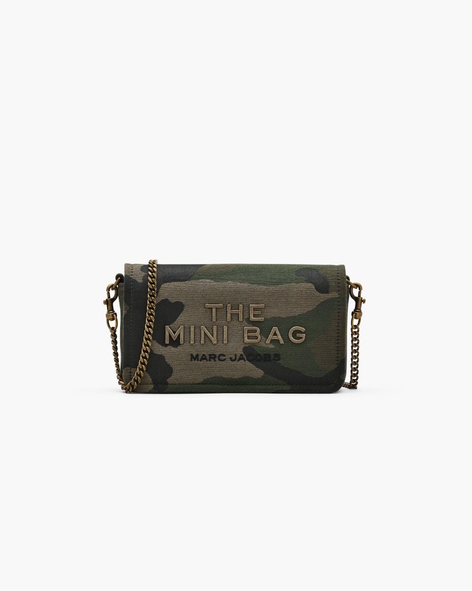 Marc Jacobs The Camo Jacquard Chain Mini Bag Camo Multicolor | 40SWZPUQO