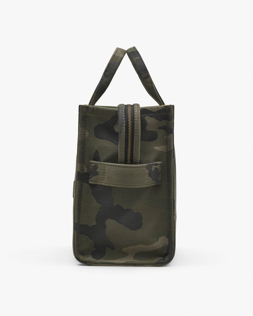 Marc Jacobs The Camo Jacquard Medium Tote Bag Camo Multicolor | 27SOKZJYX