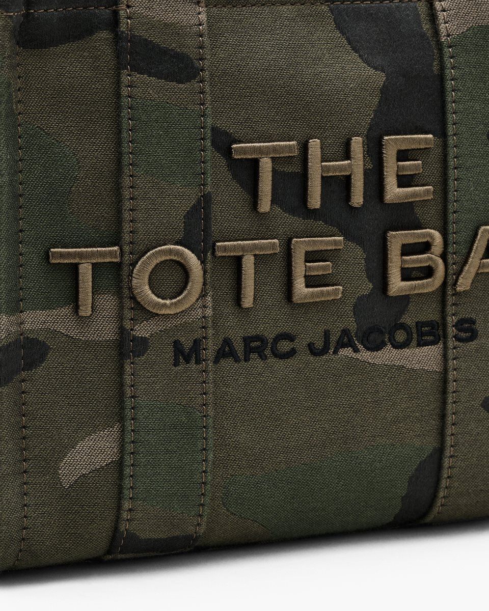 Marc Jacobs The Camo Jacquard Small Tote Bag Camo Multicolor | 03ZUEMISB