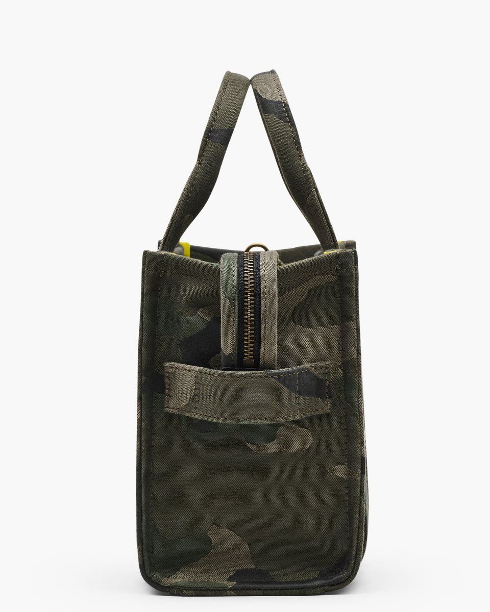 Marc Jacobs The Camo Jacquard Small Tote Bag Camo Multicolor | 03ZUEMISB