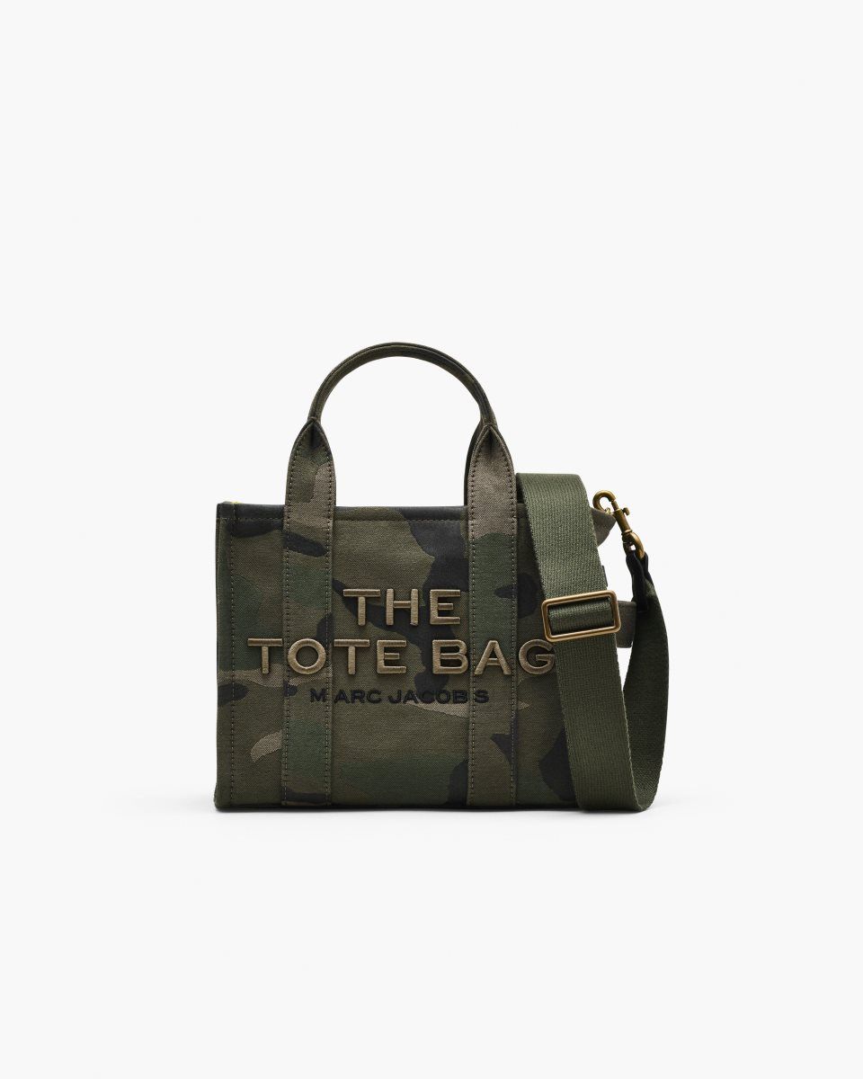 Marc Jacobs The Camo Jacquard Small Tote Bag Camo Multicolor | 03ZUEMISB