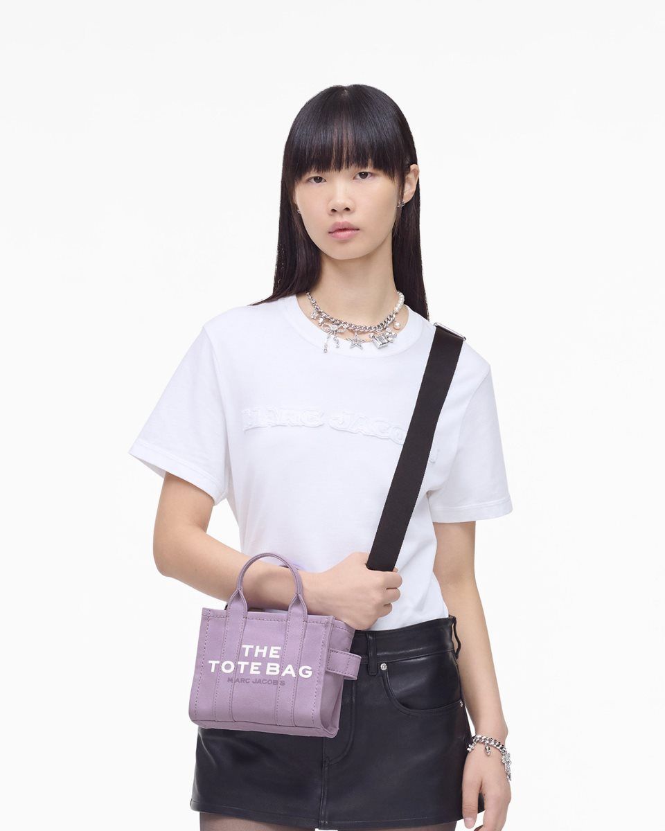 Marc Jacobs The Canvas Crossbody Tote Bag Purple | 62FNZRJSG