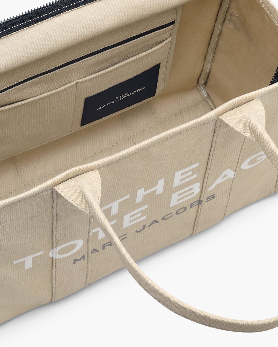 Marc Jacobs The Canvas Large Tote Bag Beige | 83XHUZJDT