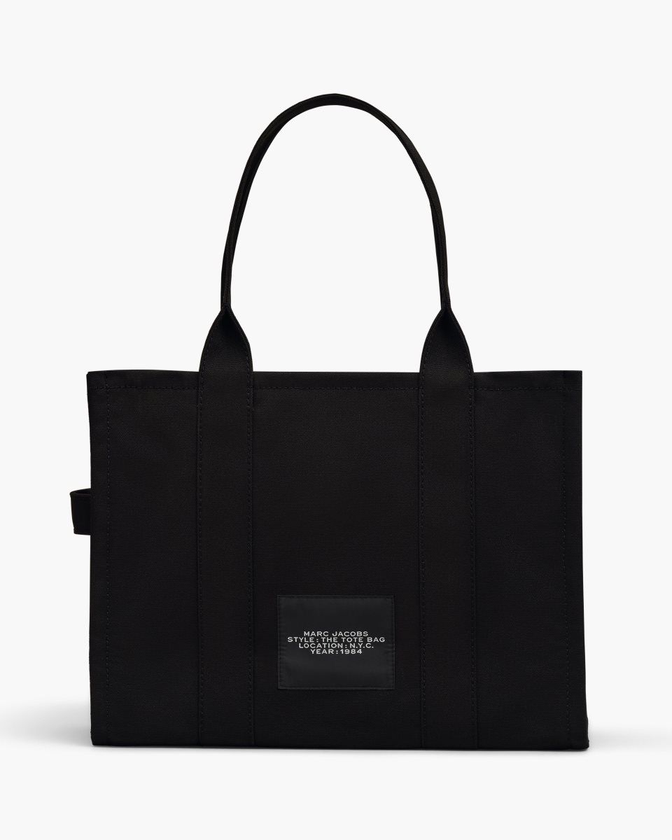 Marc Jacobs The Canvas Large Tote Bag Black | 15FREBKXW