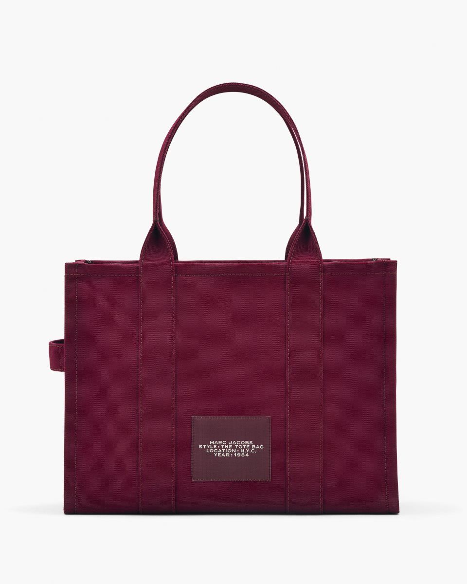 Marc Jacobs The Canvas Large Tote Bag Burgundy | 97EDLCQGP