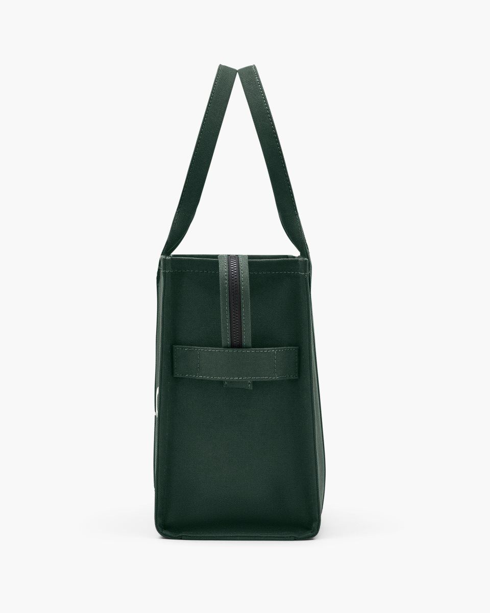 Marc Jacobs The Canvas Large Tote Bag Dark Green | 07VPDFWCB