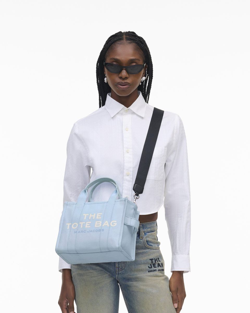 Marc Jacobs The Canvas Small Tote Bag Blue | 19MBPCGSN