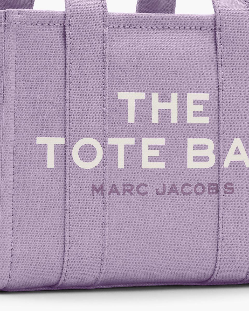 Marc Jacobs The Canvas Small Tote Bag Purple | 35NQRDOBS