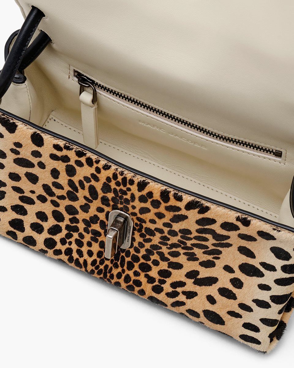 Marc Jacobs The Cheetah Haircalf Mini Dual Bag Black Multicolor | 92YVXOGKQ