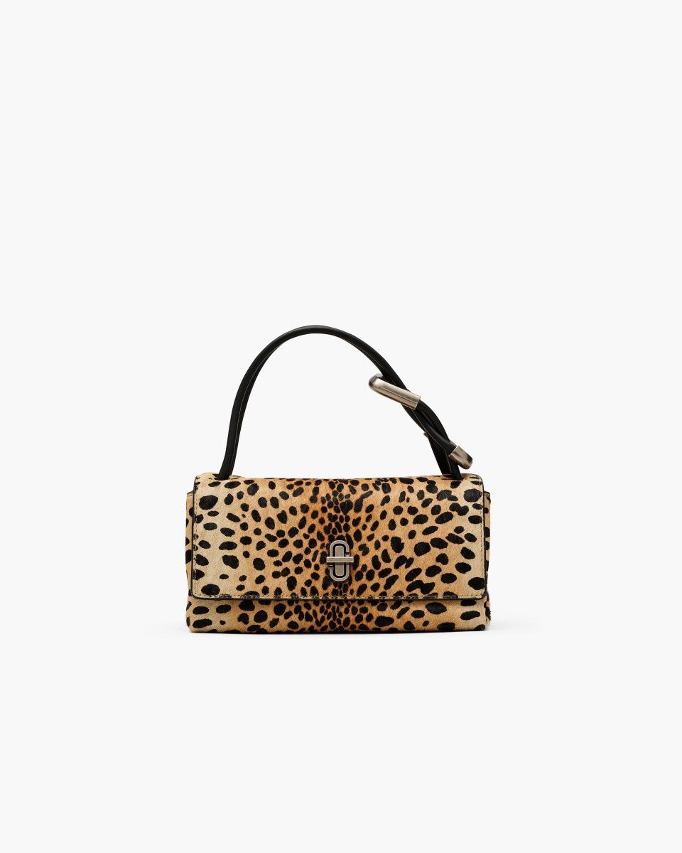 Marc Jacobs The Cheetah Haircalf Mini Dual Bag Black Multicolor | 92YVXOGKQ