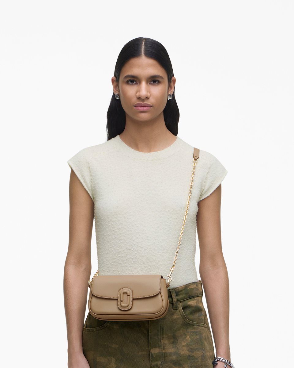 Marc Jacobs The Clover Shoulder Bag Brown | 61HXTEYJB