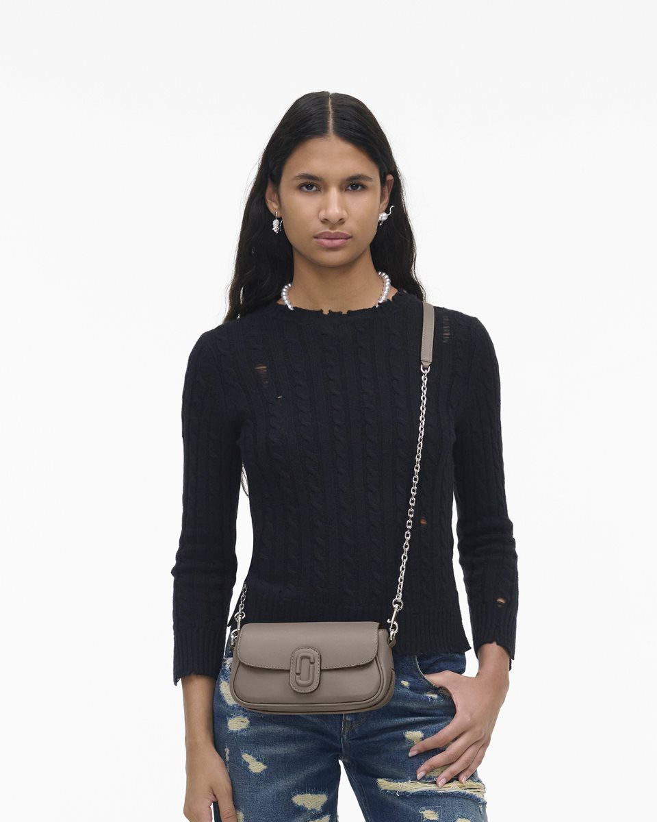 Marc Jacobs The Clover Shoulder Bag Cement | 08QCAXPJI