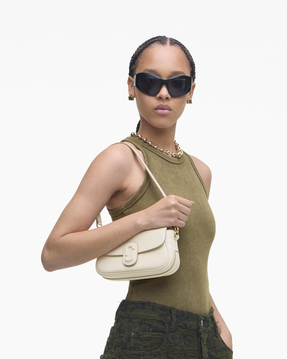 Marc Jacobs The Clover Shoulder Bag White | 76NGFCMPV