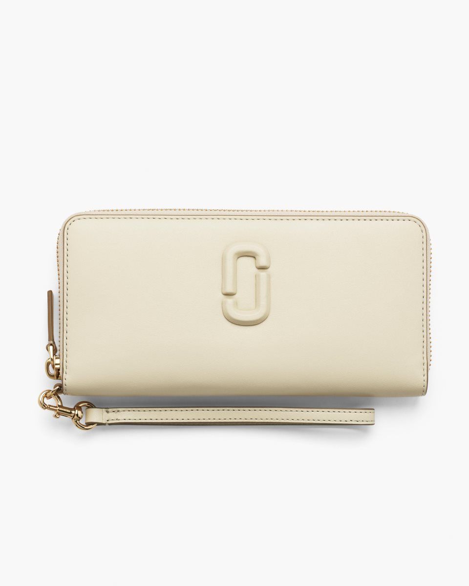 Marc Jacobs The Covered J Marc Continental Wallet White | 06RIFJTHE