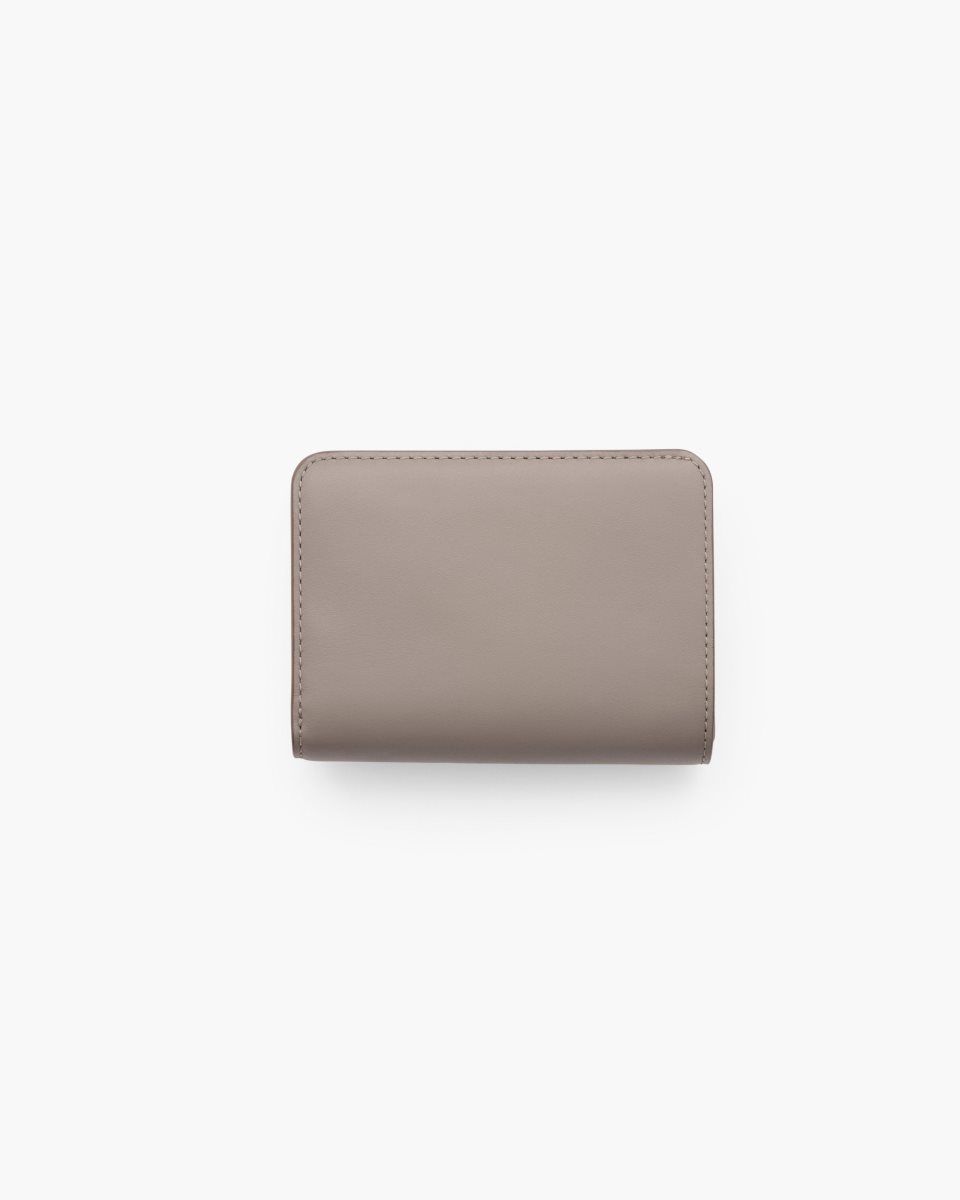 Marc Jacobs The Covered J Marc Mini Compact Wallet Cement | 10YGECMLV