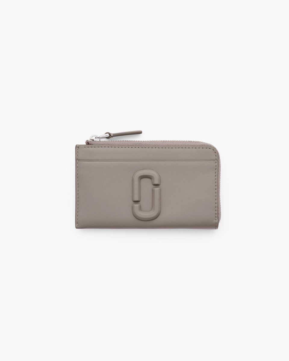 Marc Jacobs The Covered J Marc Top Zip Multi Wallet Cement | 28INMKJDQ