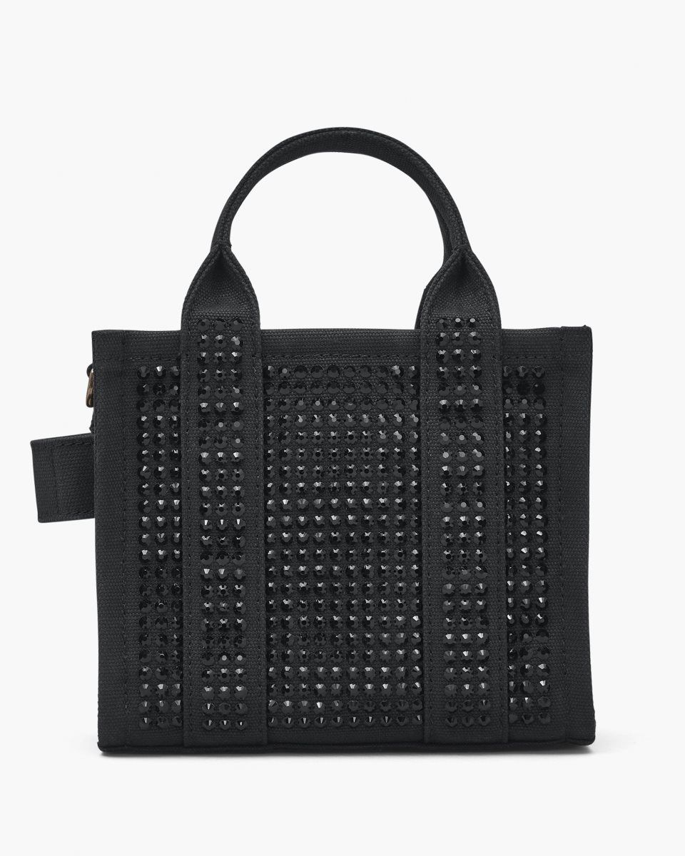 Marc Jacobs The Crystal Canvas Crossbody Tote Bag Black | 35CBRGVPL